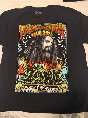Freaks on Parade Tour 2023 Black Graphic Tee